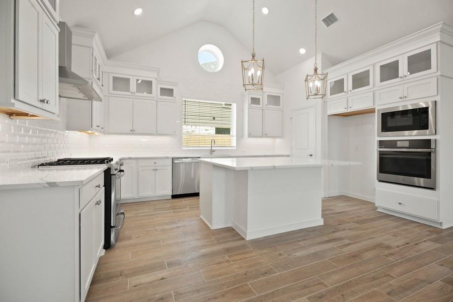 Furnished interior view inside a new home in Westland Ranch - 70' Homesites, League City (Image 5).