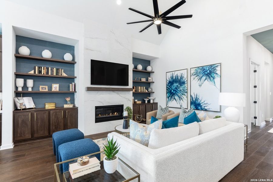 Furnished interior view inside a new home in The Ranches at Creekside, Boerne (Image 11).