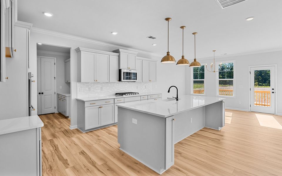 Furnished interior view inside a new home in Lilah Grove, Summerfield (Image 18). Furnished interior view inside a new home in Lilah Grove, Summerfield (Image 18).