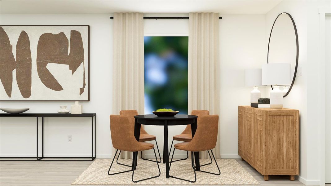 Furnished interior view inside a new home in Santa Fe Village, Cleveland (Image 13).