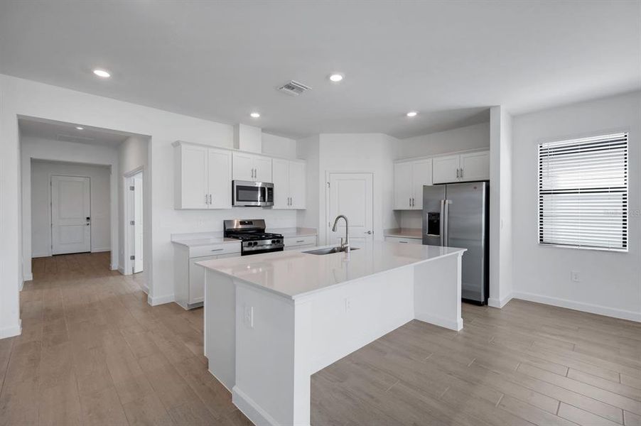 Furnished interior view inside a new home in Verdana Village, Estero (Image 5).