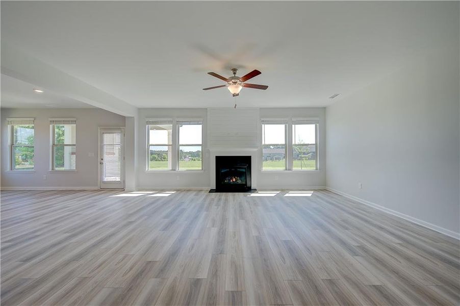 Spacious, unfurnished interior of a new home in Grandview at Millers Mill, Stockbridge (Image 15). Spacious, unfurnished interior of a new home in Grandview at Millers Mill, Stockbridge (Image 15).