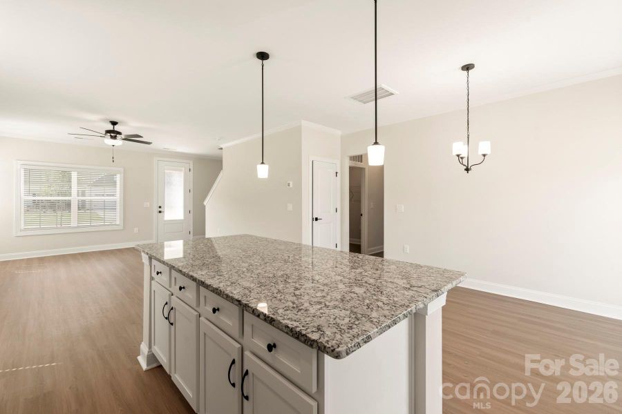 Furnished interior view inside a new home in Colonial Crossing, Troutman (Image 5).