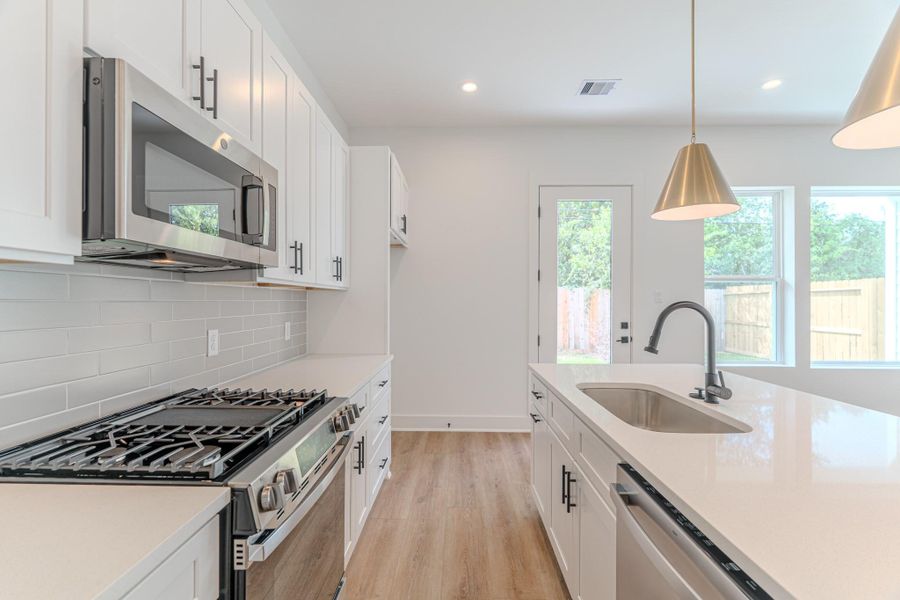 Furnished interior view inside a new home in , Houston (Image 11). Furnished interior view inside a new home in , Houston (Image 11).