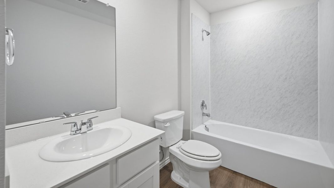 Representative furnished interior of a home built from the Kirby by D.R. Horton in Sweetwater Springs, Sherman (Image 9).