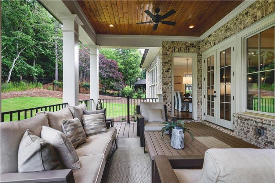 Furnished interior view inside a new home in The Reserve At Governors Towne Club, Acworth (Image 46).