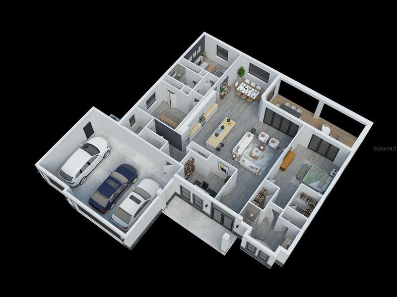 2D floor plan layout of this home in , Rotonda West, FL (Image 5).