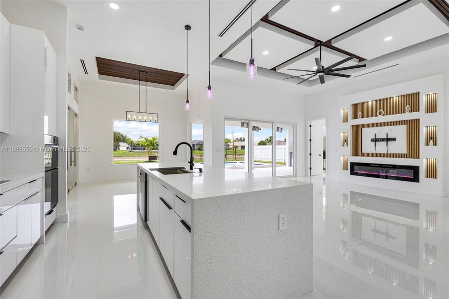 Furnished interior view inside a new home in , Cape Coral (Image 4). Furnished interior view inside a new home in , Cape Coral (Image 4).