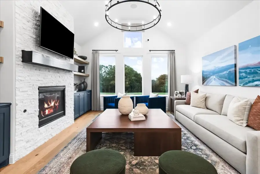 Furnished interior view inside a new home in Sutton Fields, Celina (Image 4).