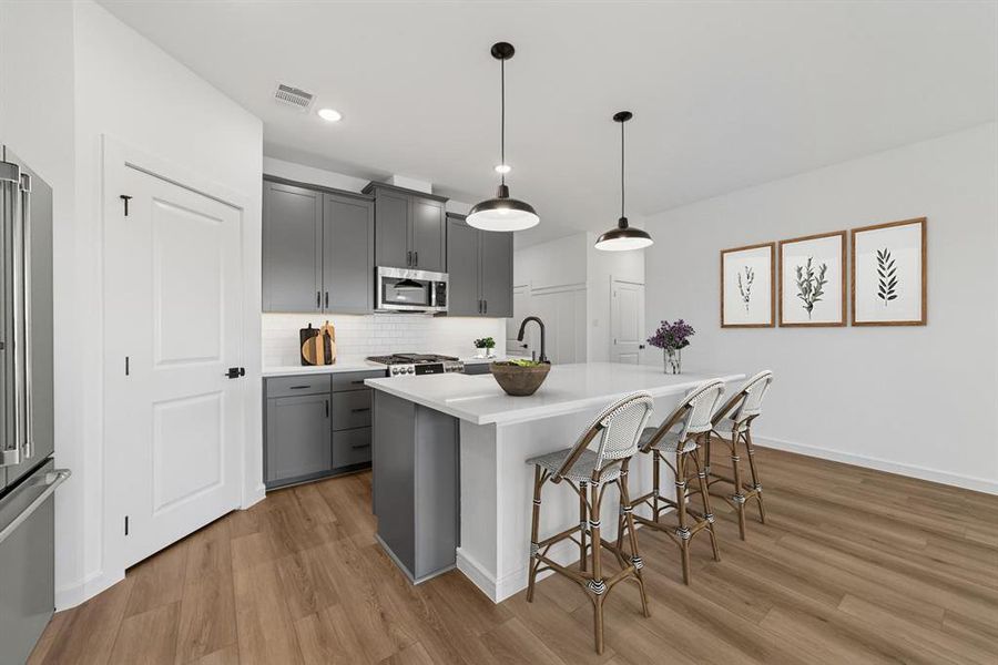 Furnished interior view inside a new home in Rolling Ridge, Van Alstyne (Image 6). Furnished interior view inside a new home in Rolling Ridge, Van Alstyne (Image 6).