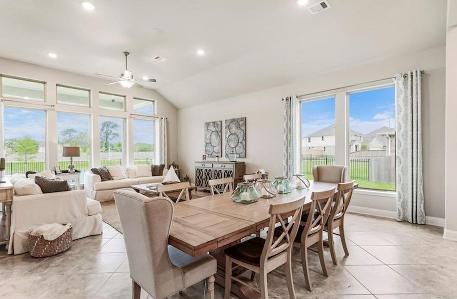 Furnished interior view inside a new home in , Richmond (Image 6).