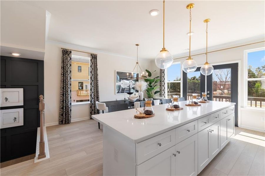 Furnished interior view inside a new home in Silverock, McDonough (Image 10).