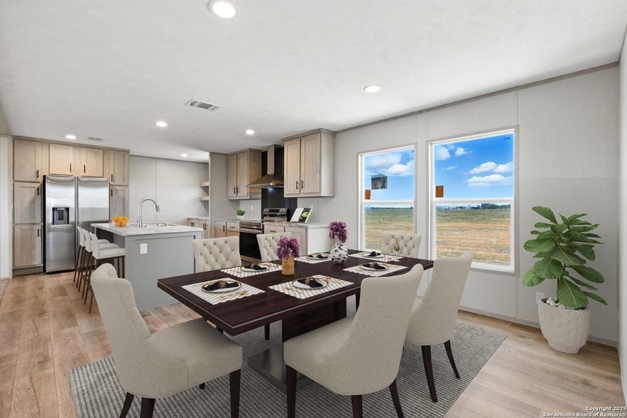 Furnished interior view inside a new home in , Brenham (Image 6).