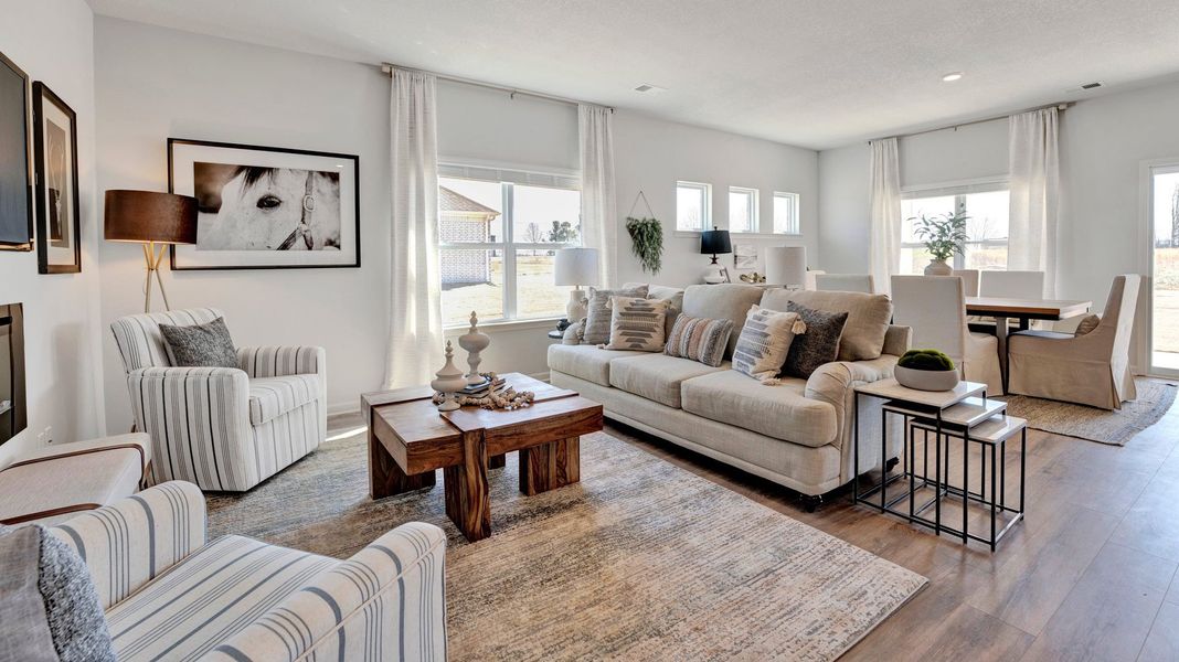 Furnished interior view inside a new home in Riverwood Gardens, Oakland (Image 8).