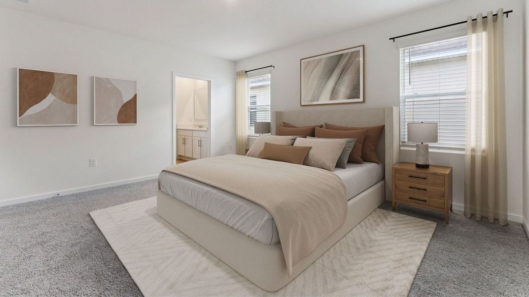 Furnished interior view inside a new home in Crossroads at Kelly Park, Apopka (Image 9).