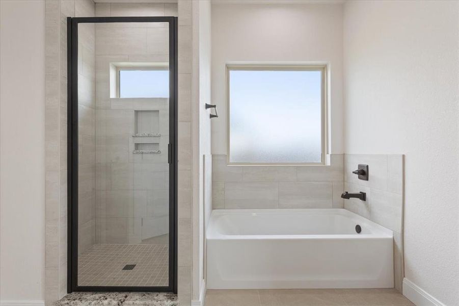 Furnished interior view inside a new home in , Riesel (Image 11).