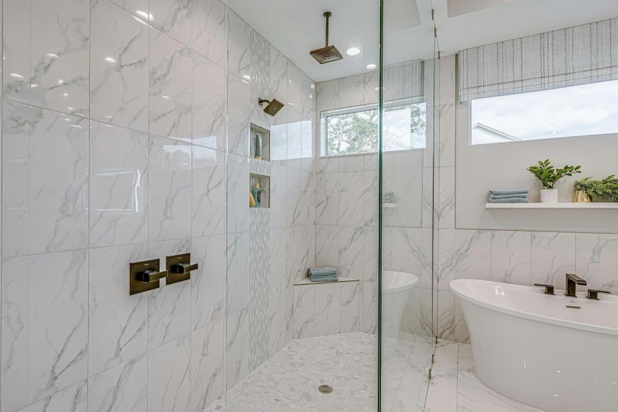 2D floor plan layout for the Sand Dollar Grande by GHO Homes in The Strand, Indian River Shores, FL (Image 40).