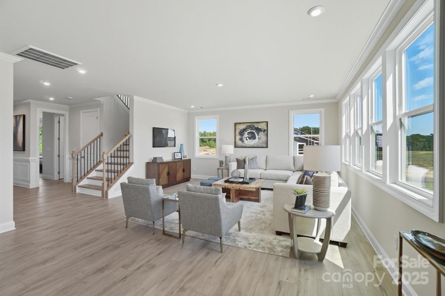 Furnished interior view inside a new home in Blair Place, Monroe (Image 13).