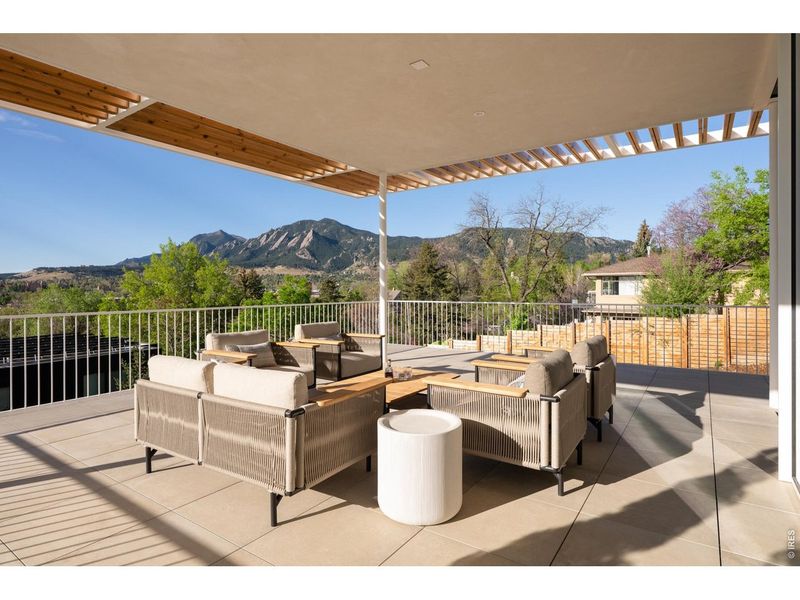 Exterior details and patio area of a home in , Boulder (Image 3). Exterior details and patio area of a home in , Boulder (Image 3).
