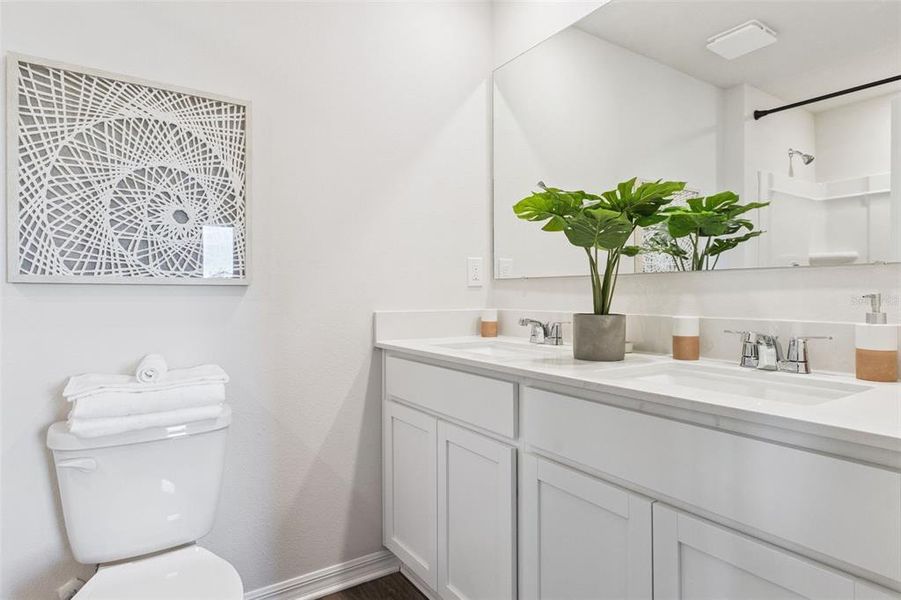 Furnished interior view inside a new home in Magnolia Pointe, Umatilla (Image 22).