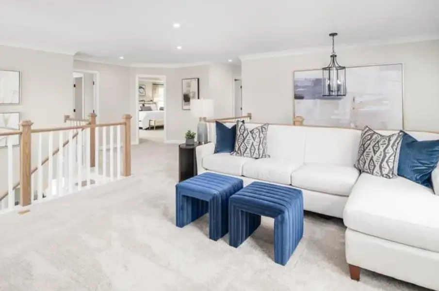 Furnished interior view inside a new home in , Commerce (Image 10).