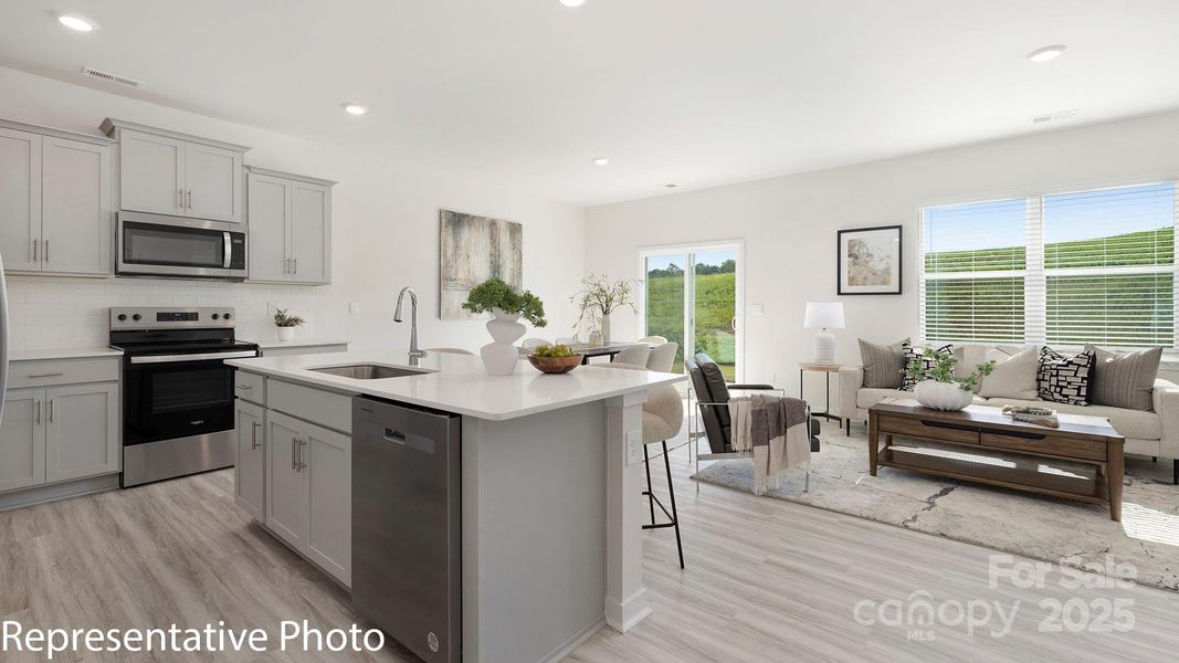 Furnished interior view inside a new home in Stanton, Richburg (Image 16).