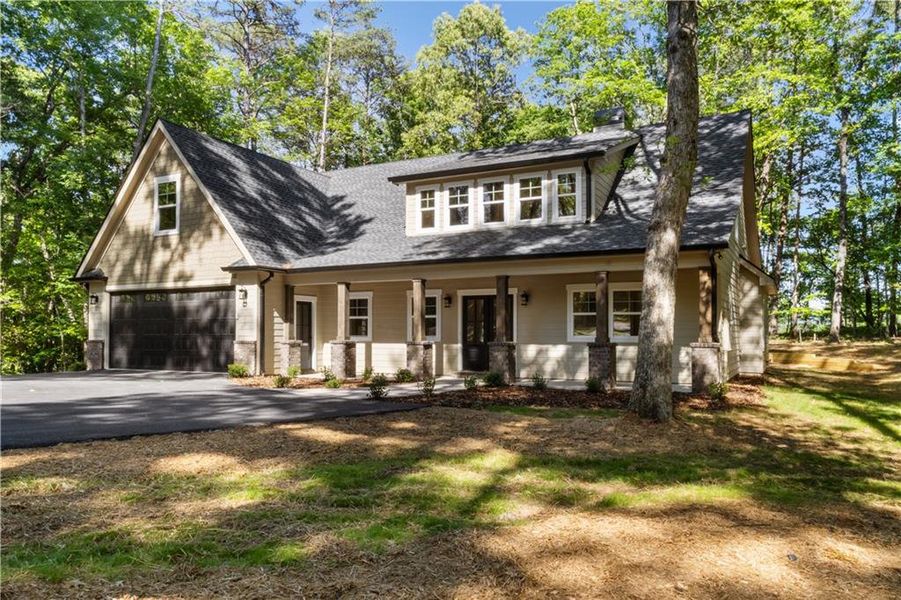 Front exterior of a new home in , Dahlonega, GA, highlighting curb appeal (Image 16).