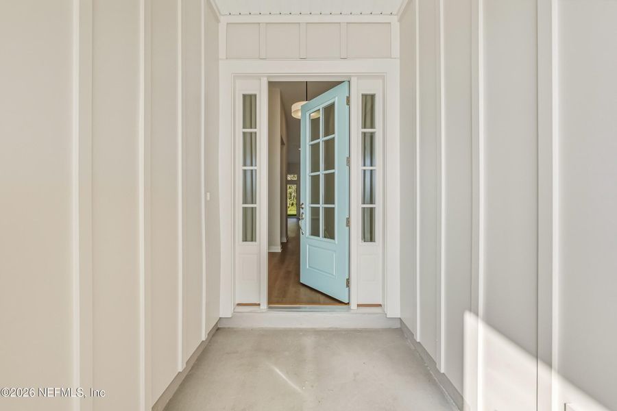 Exterior details and patio area of a home in Silver Landing at SilverLeaf, St. Augustine (Image 28).