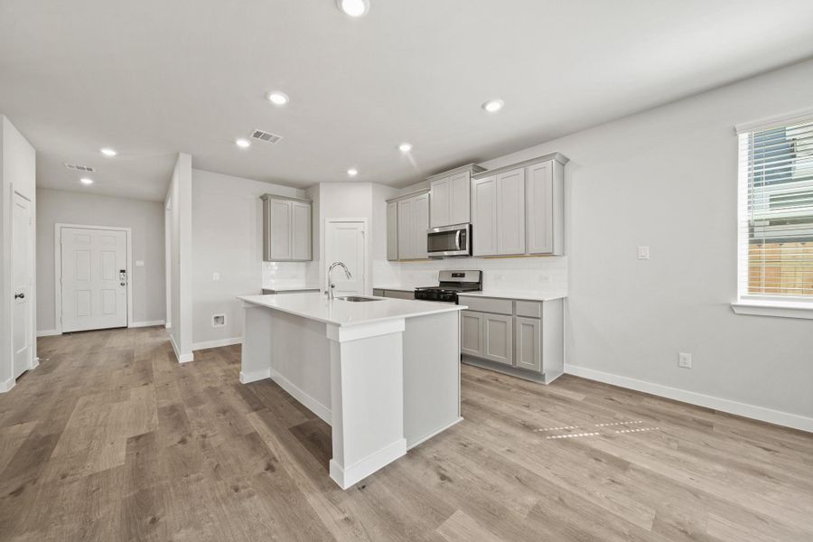 Furnished interior view inside a new home in Russell Ranch, Bay City (Image 5).