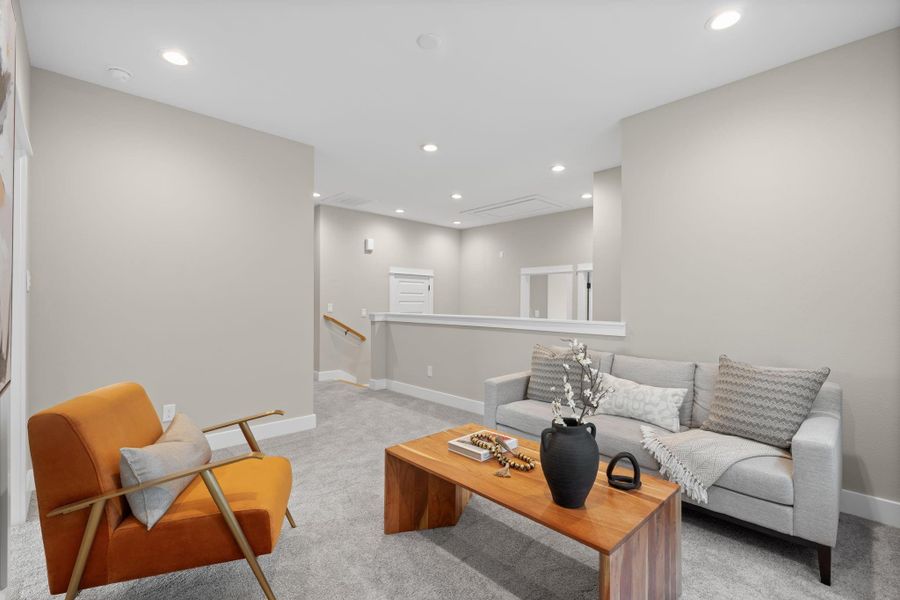 Furnished interior view inside a new home in , Houston (Image 34).