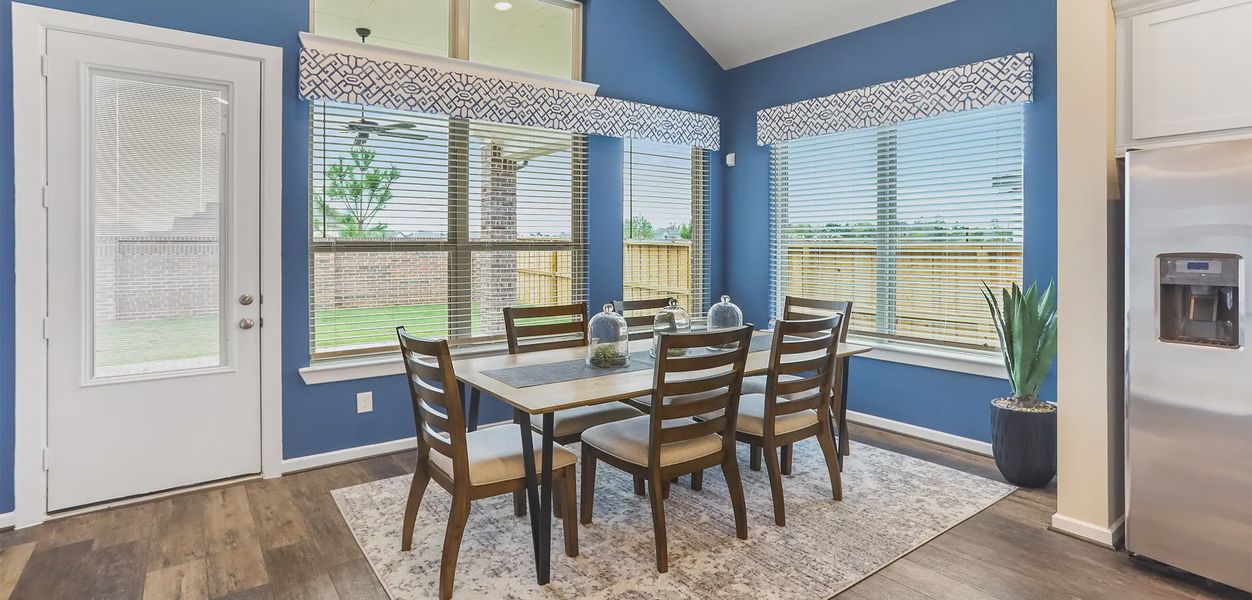 Representative furnished interior of a home built from the Oakley by Chesmar Homes in Brookewater 45's, Rosenberg (Image 8).