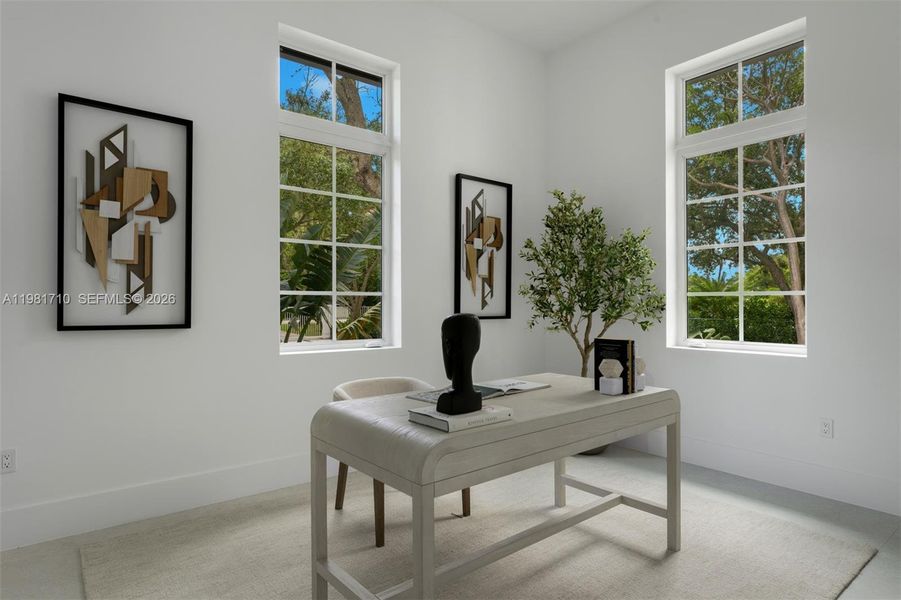 Furnished interior view inside a new home in , Palmetto Bay (Image 13).