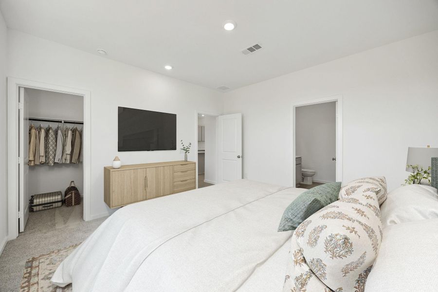 Furnished interior view inside a new home in Crosby Farms, Crosby (Image 11).