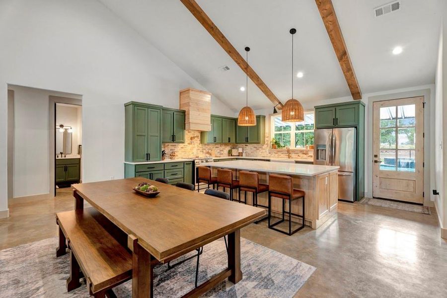 Furnished interior view inside a new home in , Tolar (Image 9).