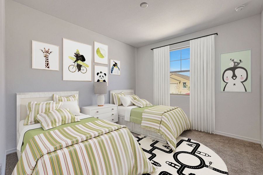 Representative furnished interior of a home built from the Harbor by Mattamy Homes in Empire Pointe, Queen Creek (Image 13).