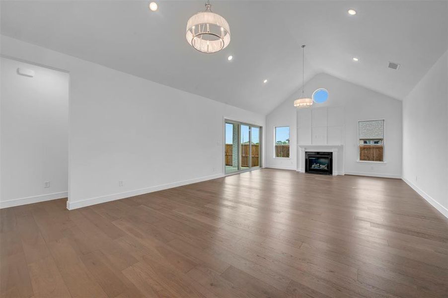 Spacious, unfurnished interior of a new home in Wellington, Haslet (Image 14).