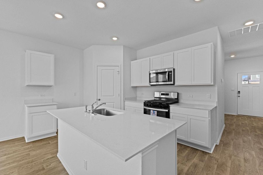 Furnished interior view inside a new home in Valverde, Bastrop (Image 9).
