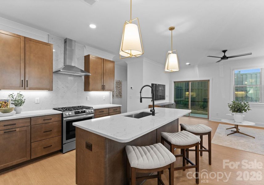 Photo is of model home in community, finishes may vary