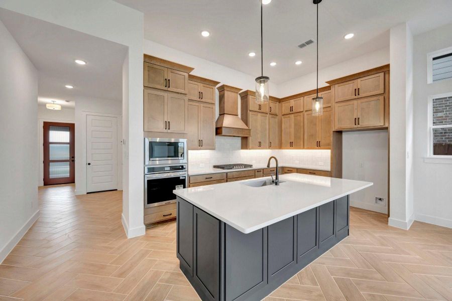 Furnished interior view inside a new home in Elyson - Reserve Collection, Katy (Image 9). Furnished interior view inside a new home in Elyson - Reserve Collection, Katy (Image 9).