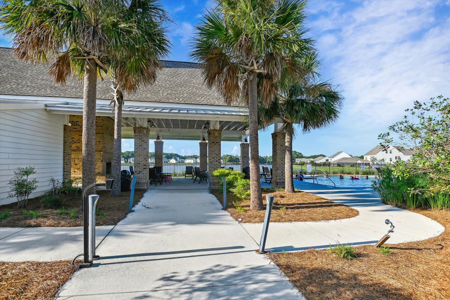Front exterior of a new home in Saint John's Lake: Arbor Collection, Johns Island, SC, highlighting curb appeal (Image 27).