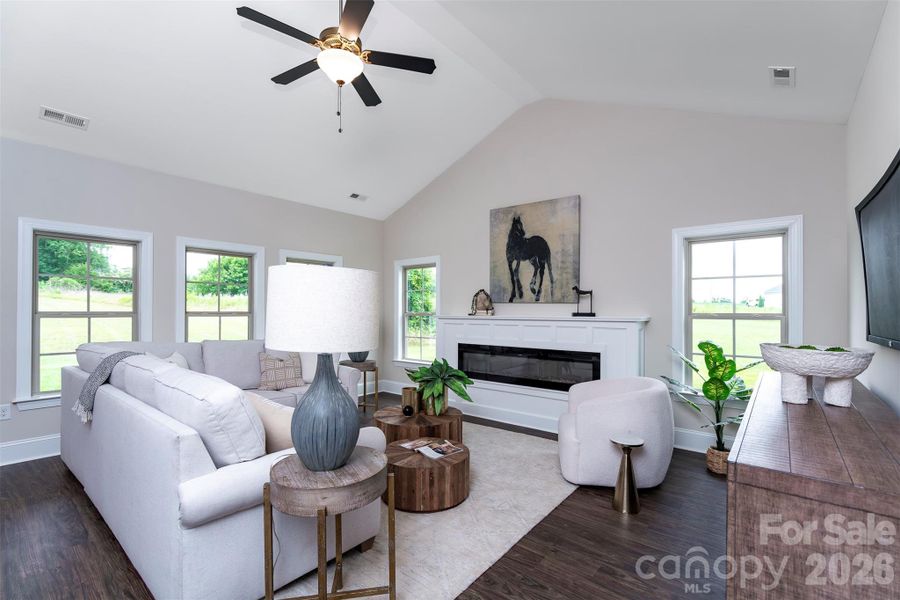 Furnished interior view inside a new home in , Monroe (Image 10). Furnished interior view inside a new home in , Monroe (Image 10).