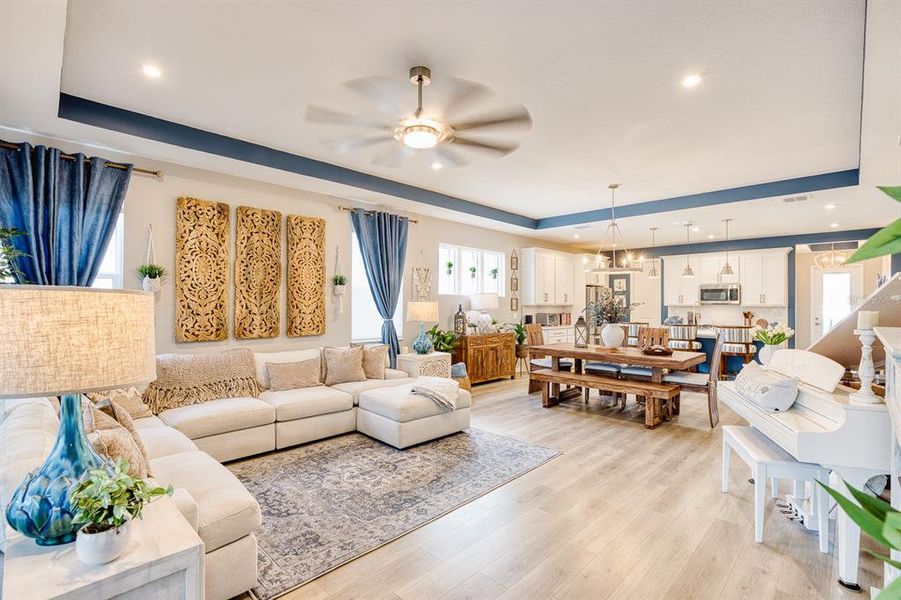 Furnished interior view inside a new home in , Deland (Image 15).
