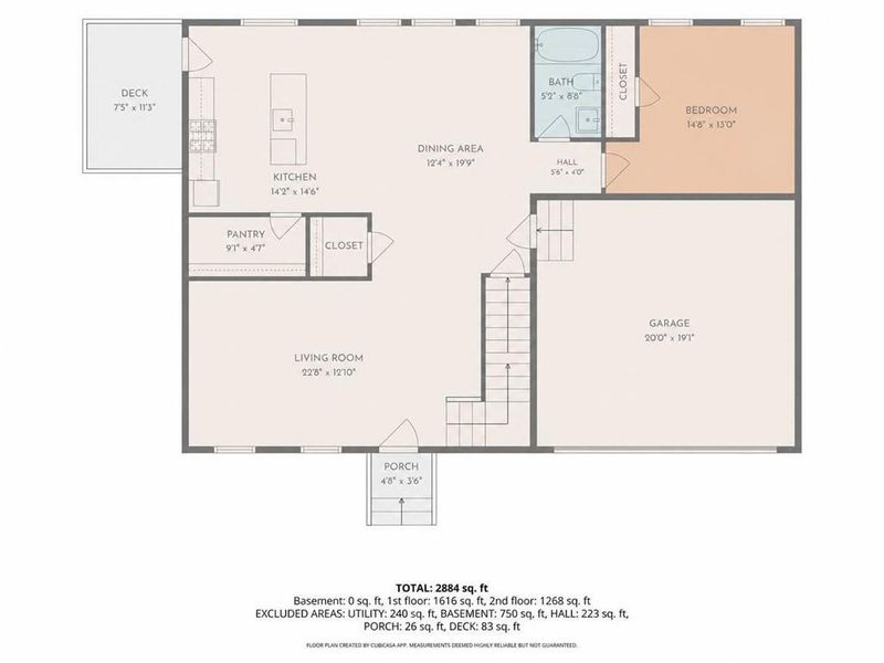 2D floor plan layout of this home in , Ellenwood, GA (Image 5). 2D floor plan layout of this home in , Ellenwood, GA (Image 5).