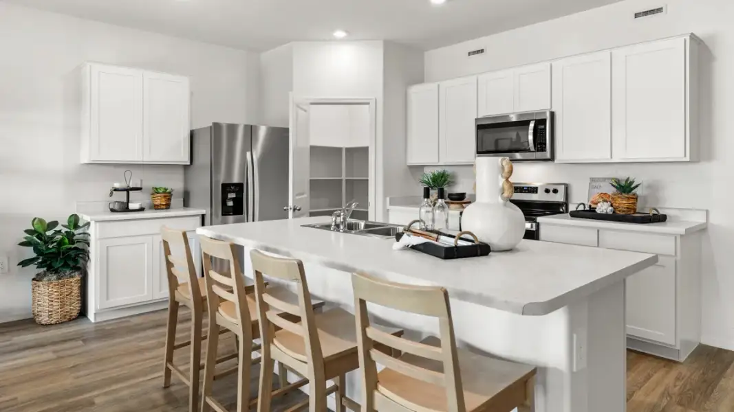 Furnished interior view inside a new home in Rio Rancho Estates, Wittmann (Image 19).