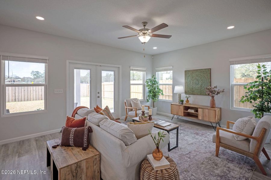 Furnished interior view inside a new home in , Jacksonville (Image 5).