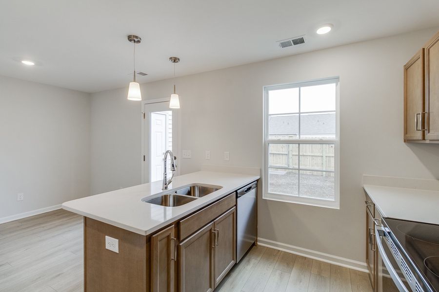 Furnished interior view inside a new home in Astoria, Columbia (Image 10).