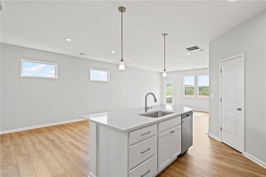 Furnished interior view inside a new home in Villas at Gold Creek, Dawsonville (Image 4).