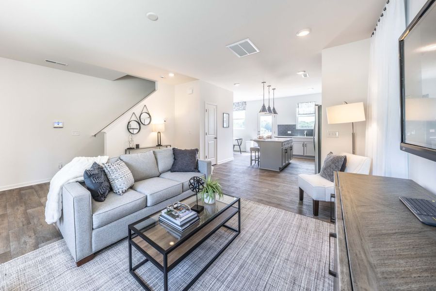 Furnished interior view inside a new home in Towns at Cliffwood (Condos), Concord (Image 4).