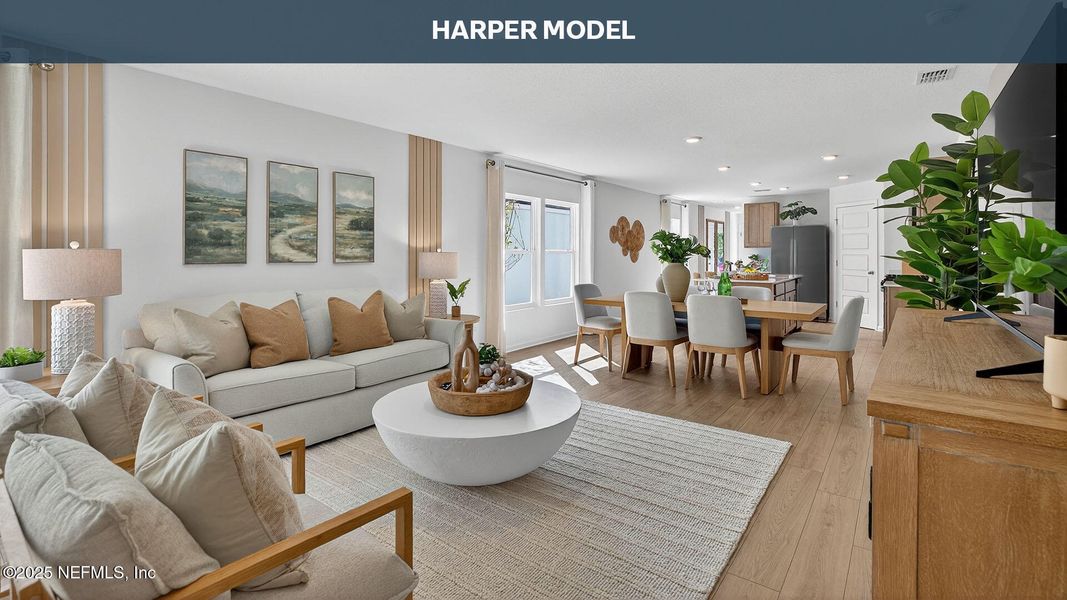 Furnished interior view inside a new home in , Bunnell (Image 5).