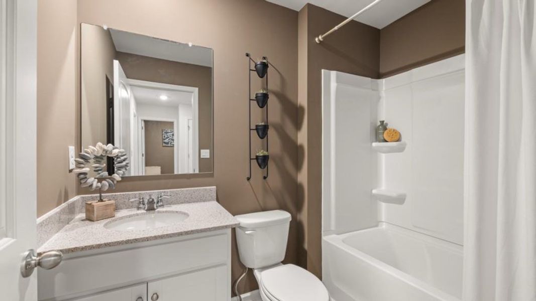 Furnished interior view inside a new home in Hughes Court, Dawsonville (Image 24).